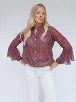 Gina Blouse Bordo