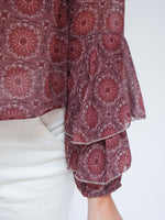 Gina Blouse Bordo