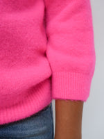 Maddie Alpaca Knit Neon Pink
