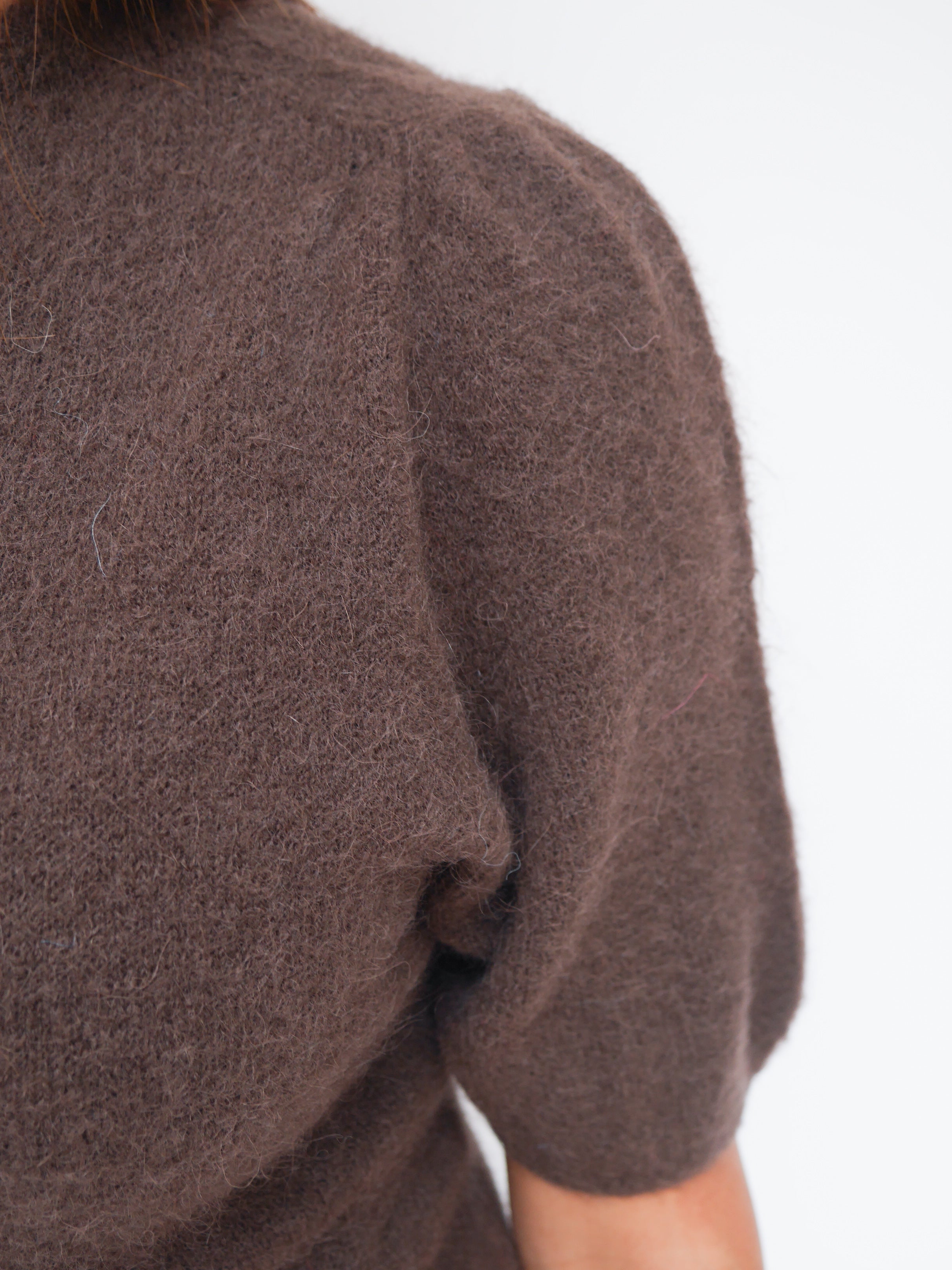Ellen Alpaca Knit Chocolate