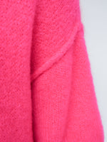 Abi Knit Mohair Hot Pink