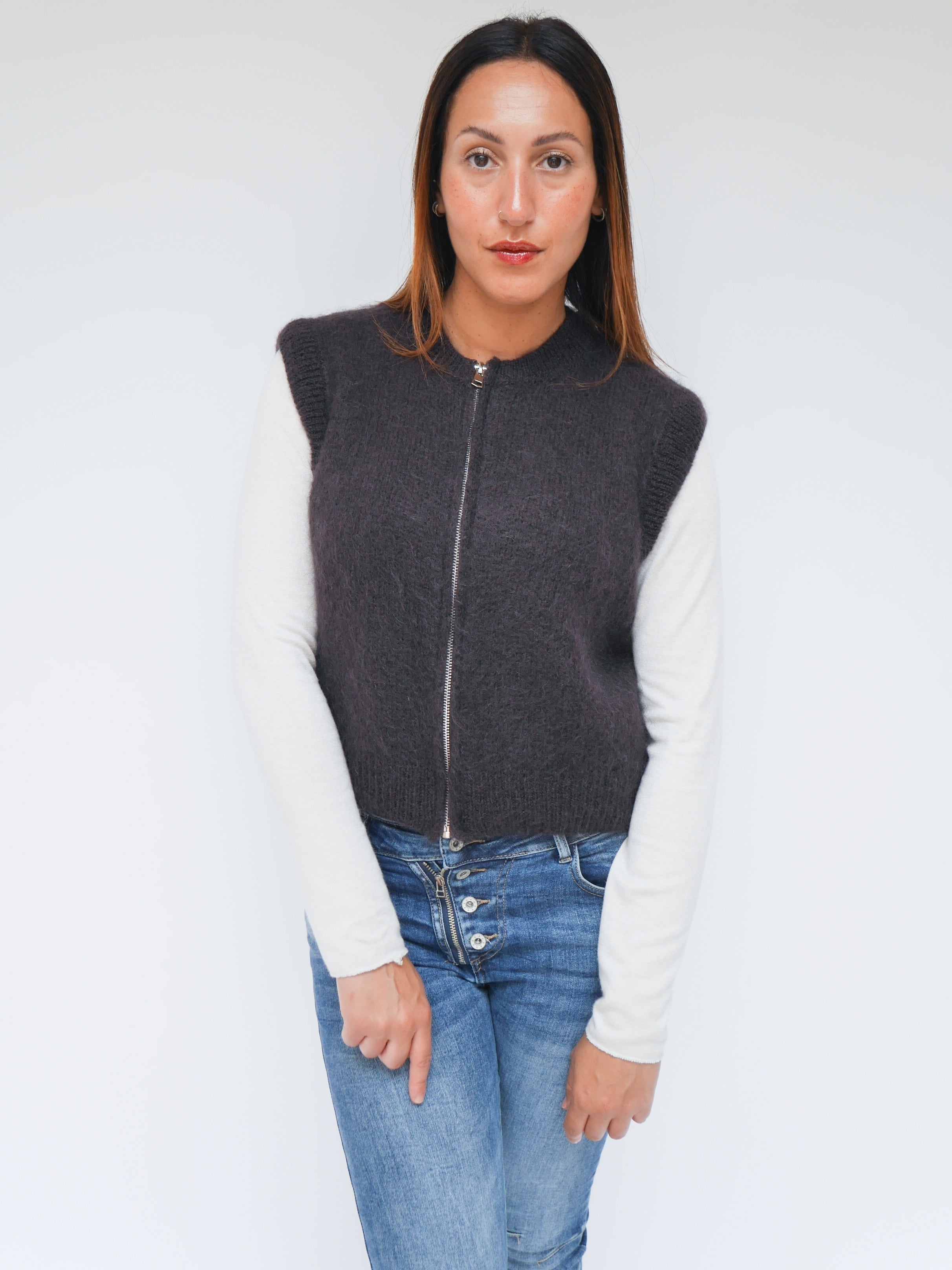 Tilly Mohair Tank Chocolate