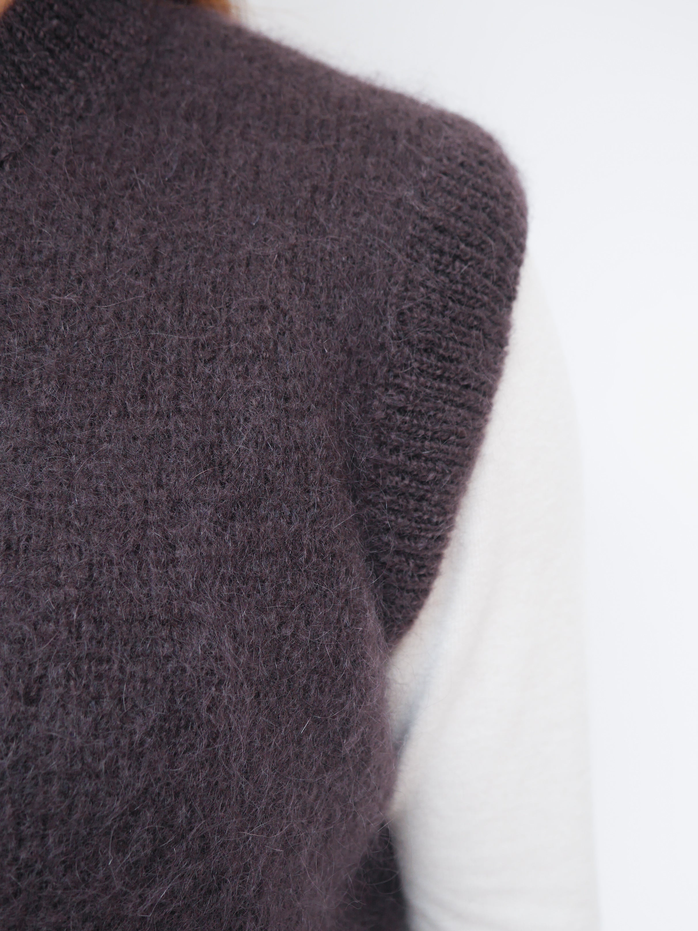 Tilly Mohair Tank Chocolate