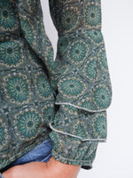 Gina Blouse Forest Green