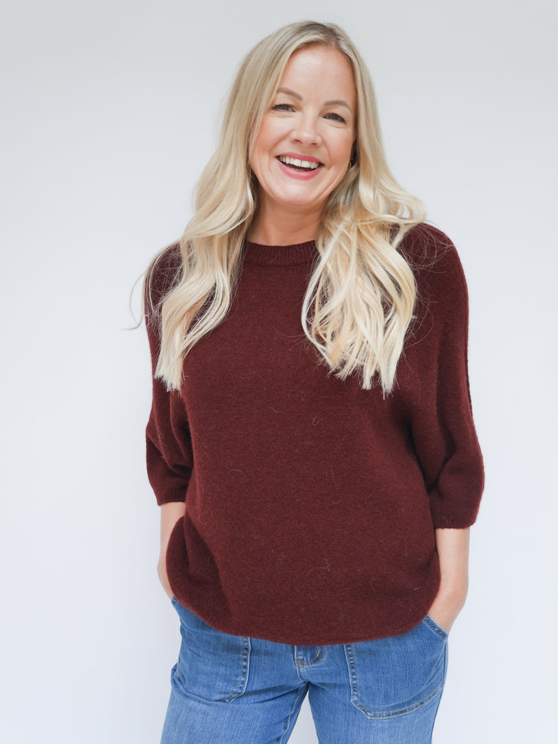 Millie Knit Bordo