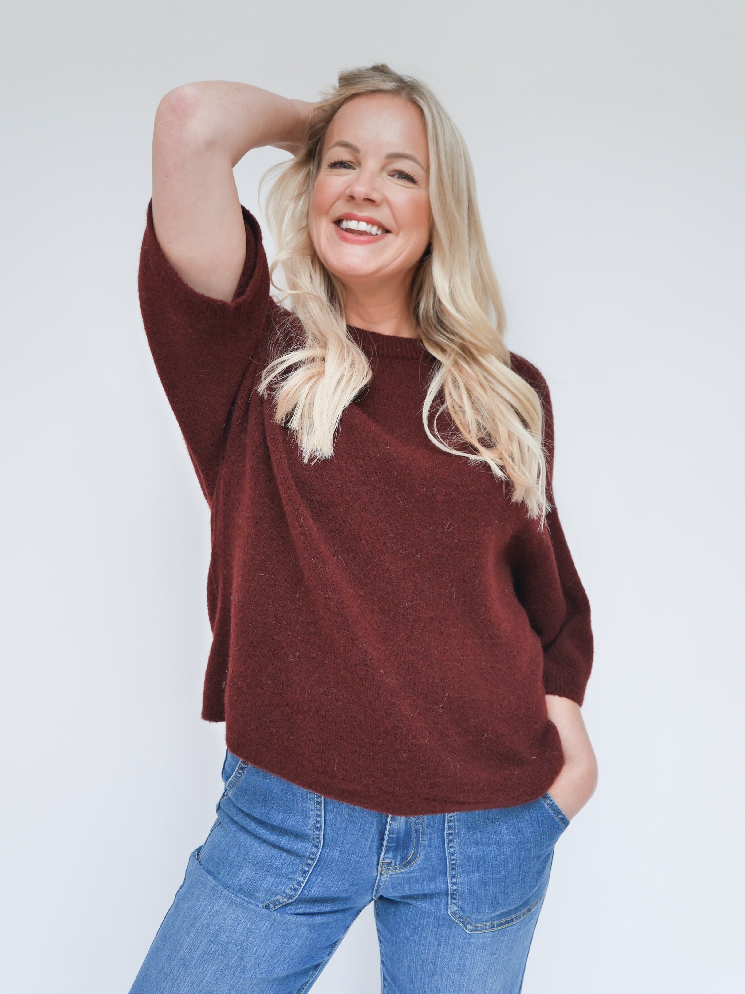 Millie Knit Bordo