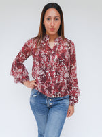 Anika Blouse Bordo