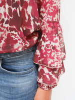 Anika Blouse Bordo