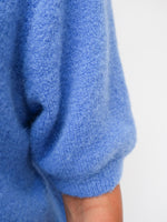 Sadie Alpaca Cardigan French Blue