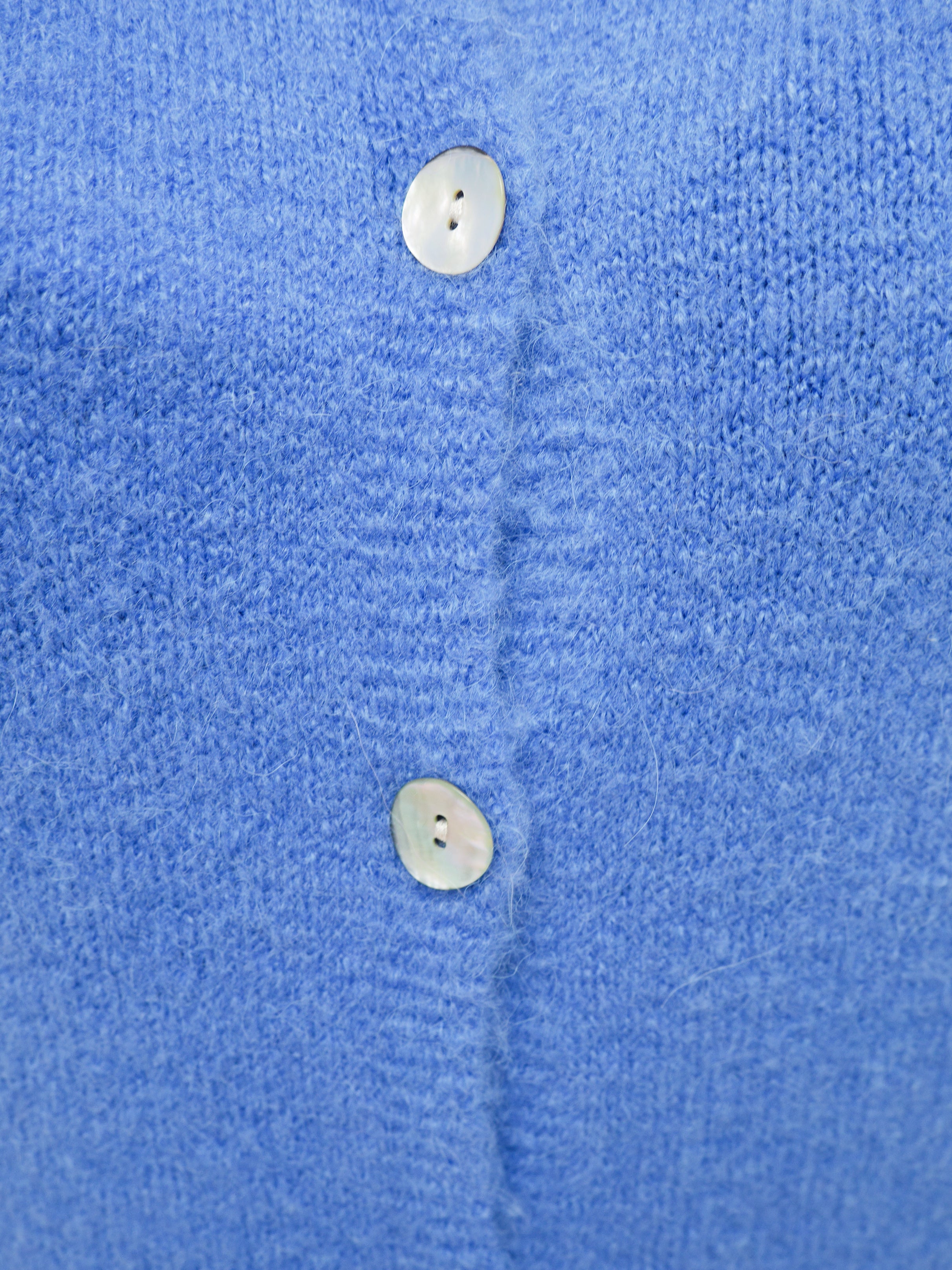 Sadie Alpaca Cardigan French Blue