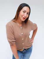 Sadie Alpaca Cardigan Camel
