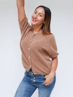 Sadie Alpaca Cardigan Camel
