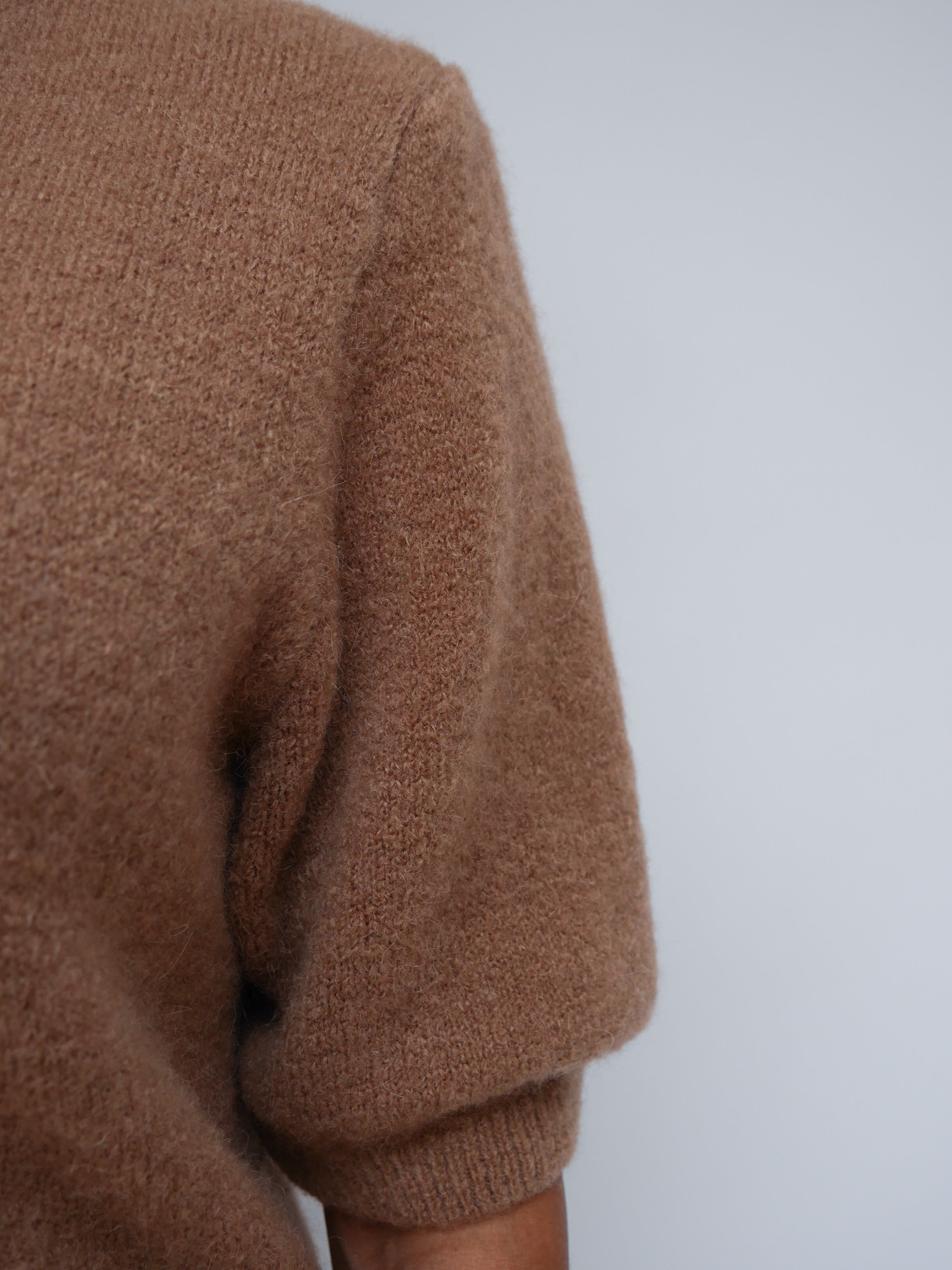 Sadie Alpaca Cardigan Camel