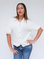 Sadie Alpaca Cardigan Ivory
