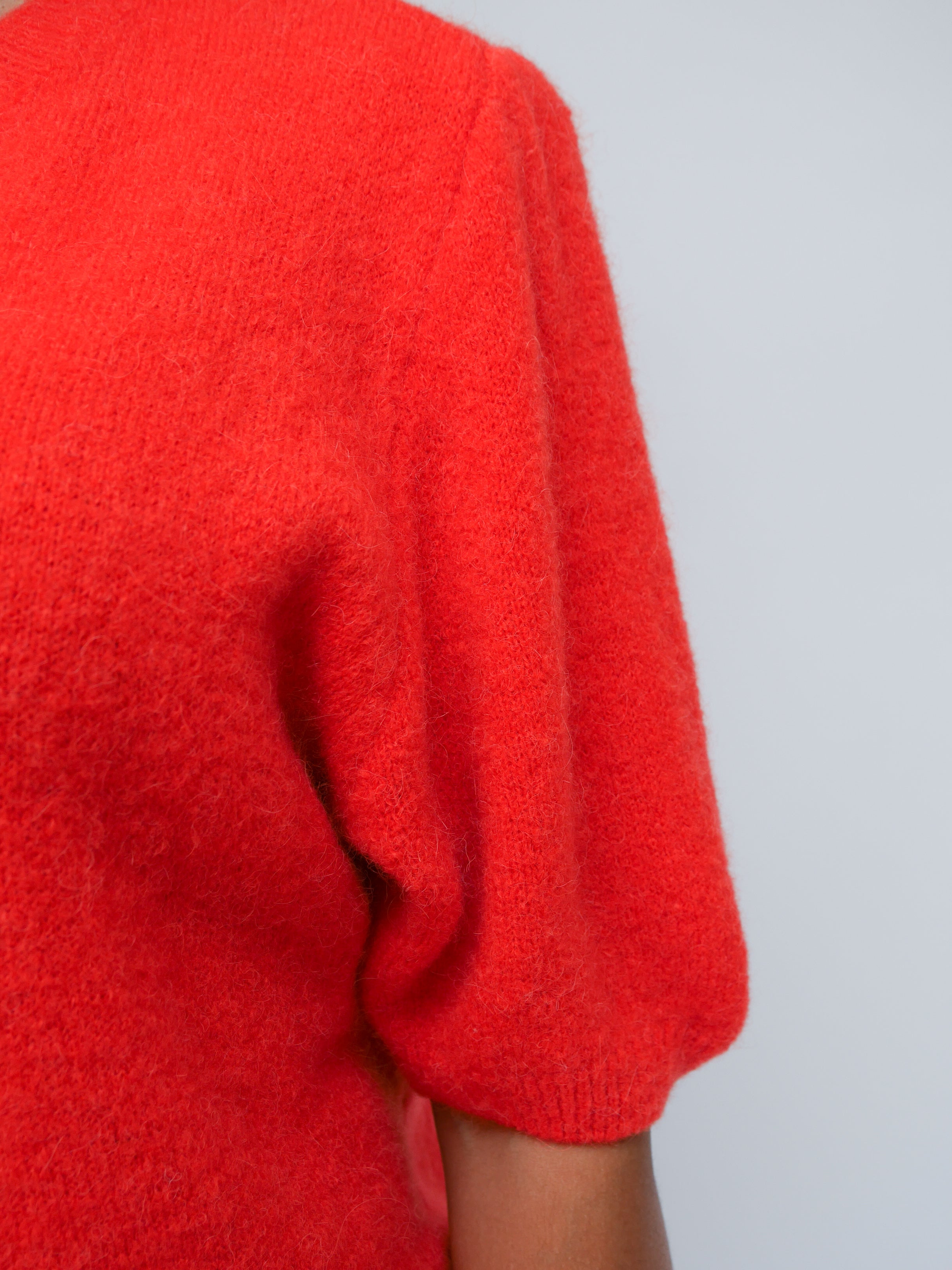 Sadie Alpaca Cardigan Burnt Orange