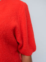 Sadie Alpaca Cardigan Burnt Orange