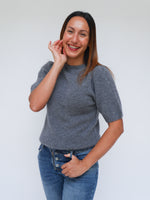 Ellen Alpaca Knit Grey
