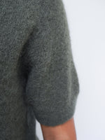 Nina Alpaca Knit Forest Green