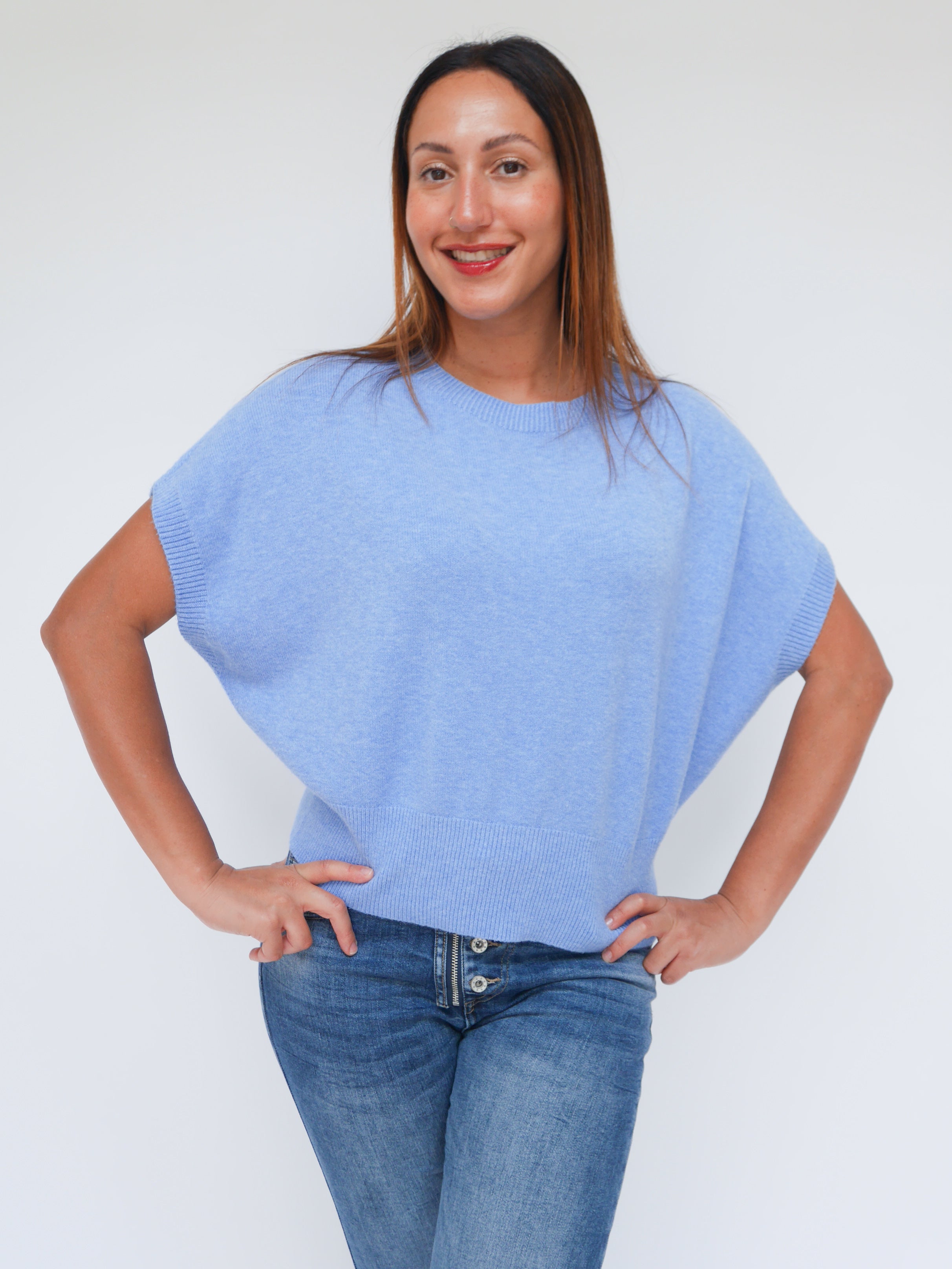 Donna Knit Baby Blue