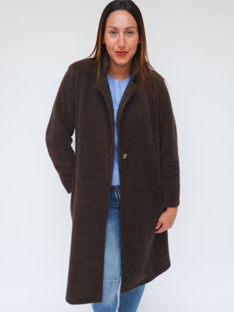 Helena Coat Chocolate