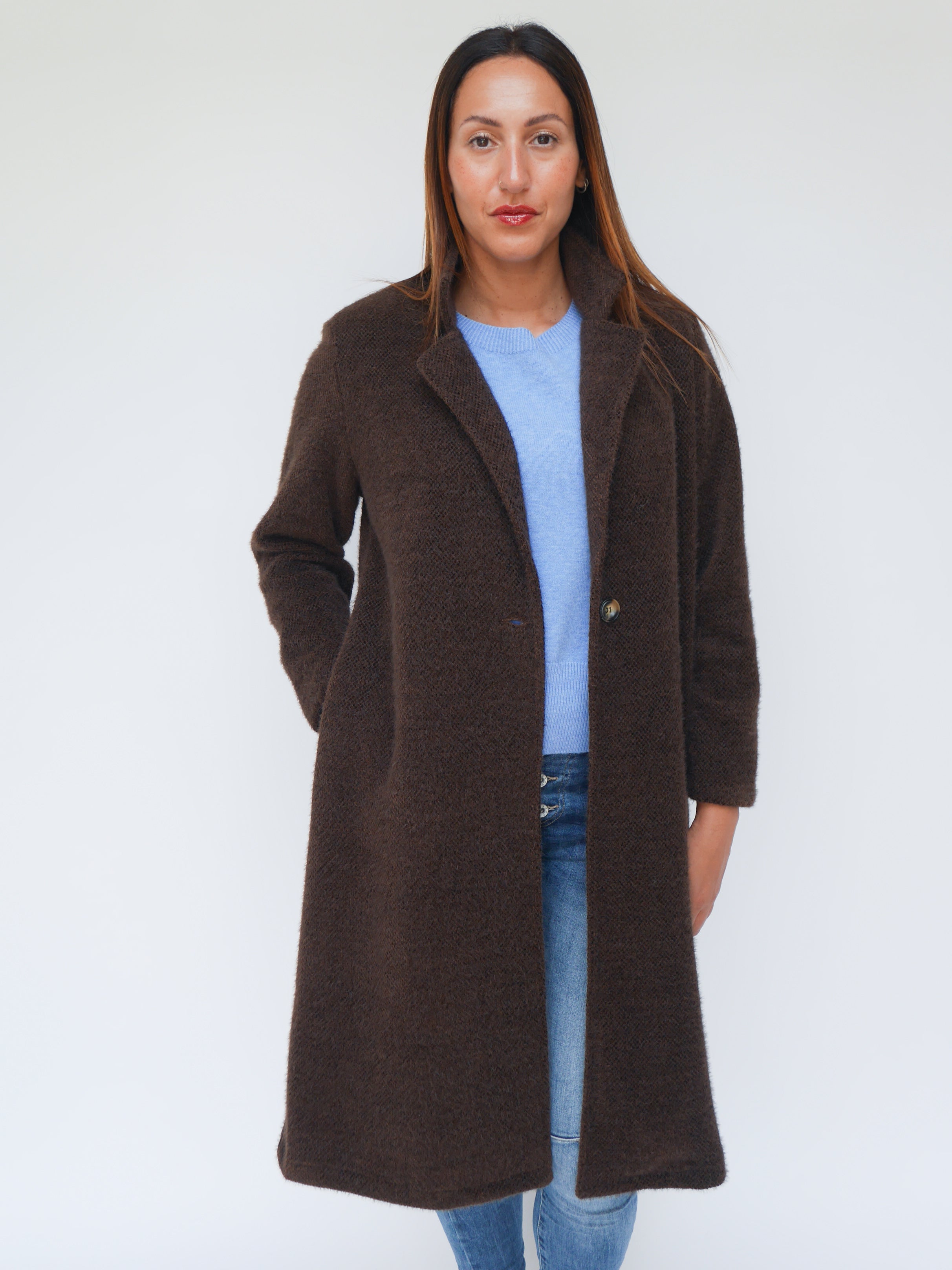 Helena Coat Chocolate