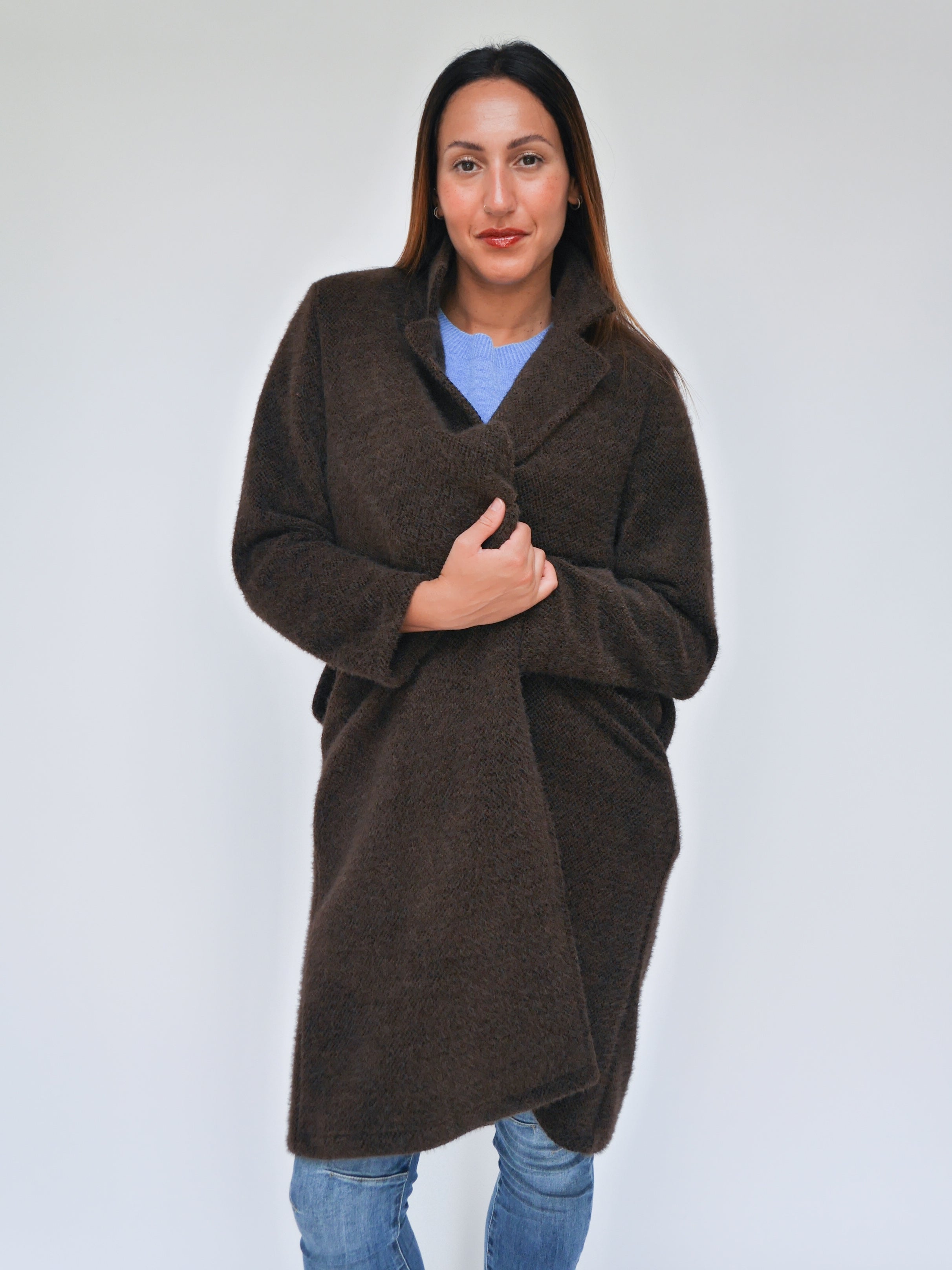 Helena Coat Chocolate