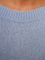 Abi Knit Mohair Baby Blue