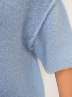 Abi Knit Mohair Baby Blue