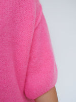 Abi Knit Mohair Raspberry Pink