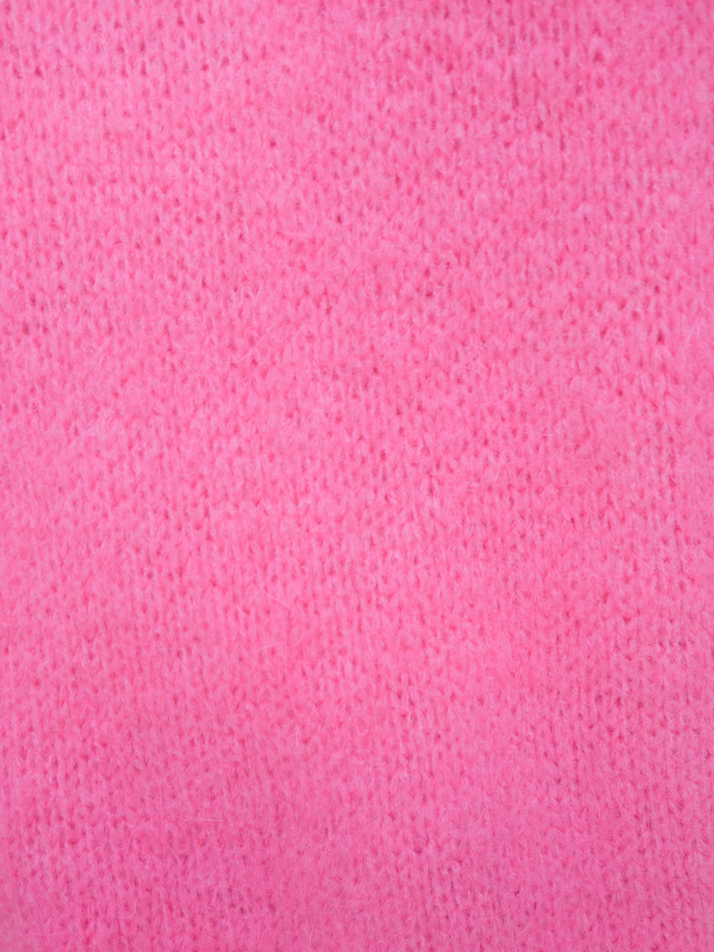 Abi Knit Mohair Raspberry Pink