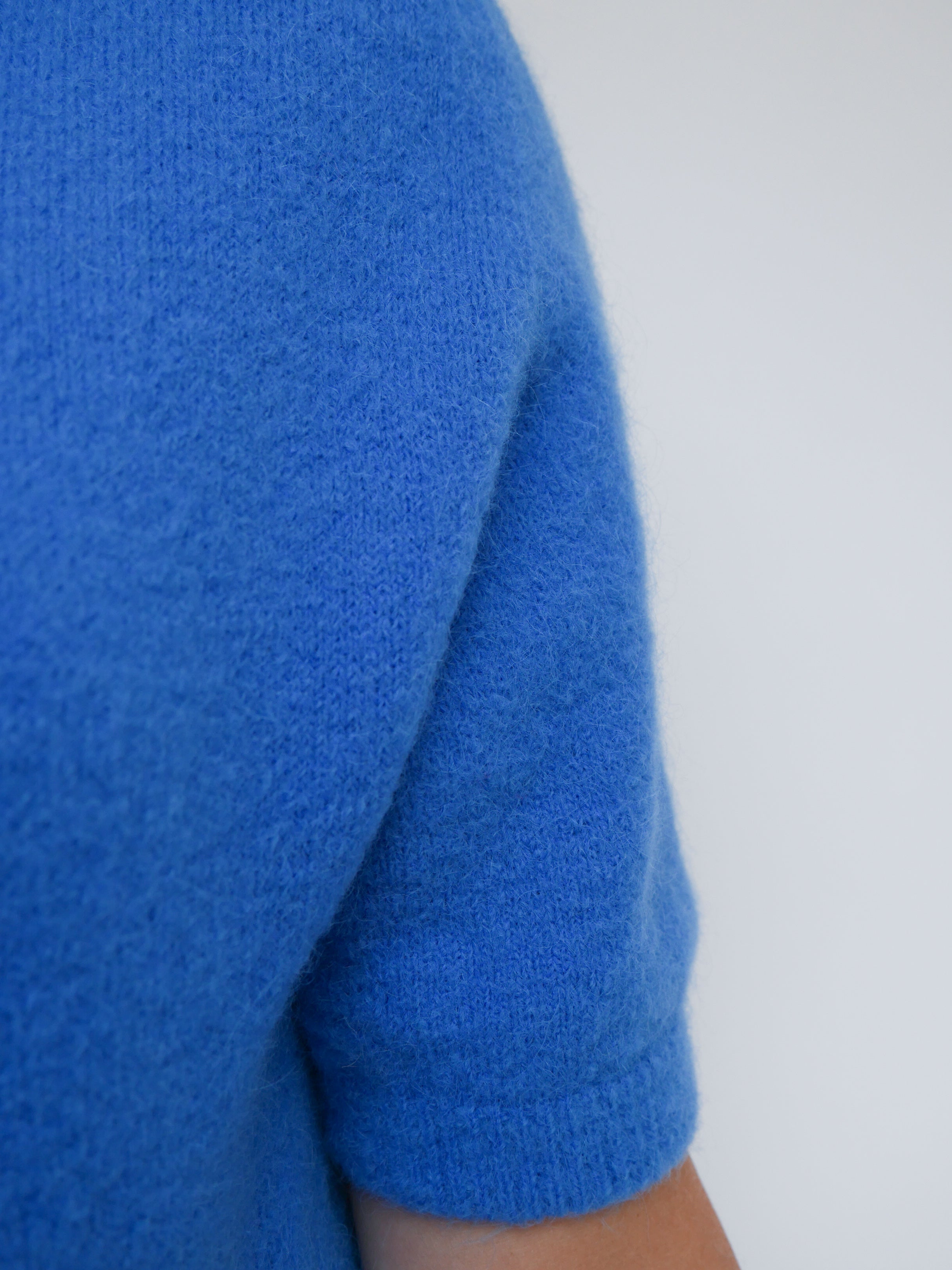 Abbie Alpaca Cardigan Cobalt Blue