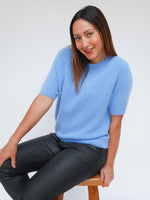 Nina Alpaca Knit French Blue