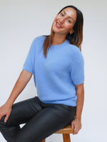 Nina Alpaca Knit French Blue