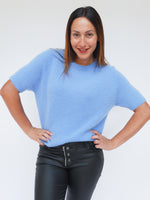 Nina Alpaca Knit French Blue