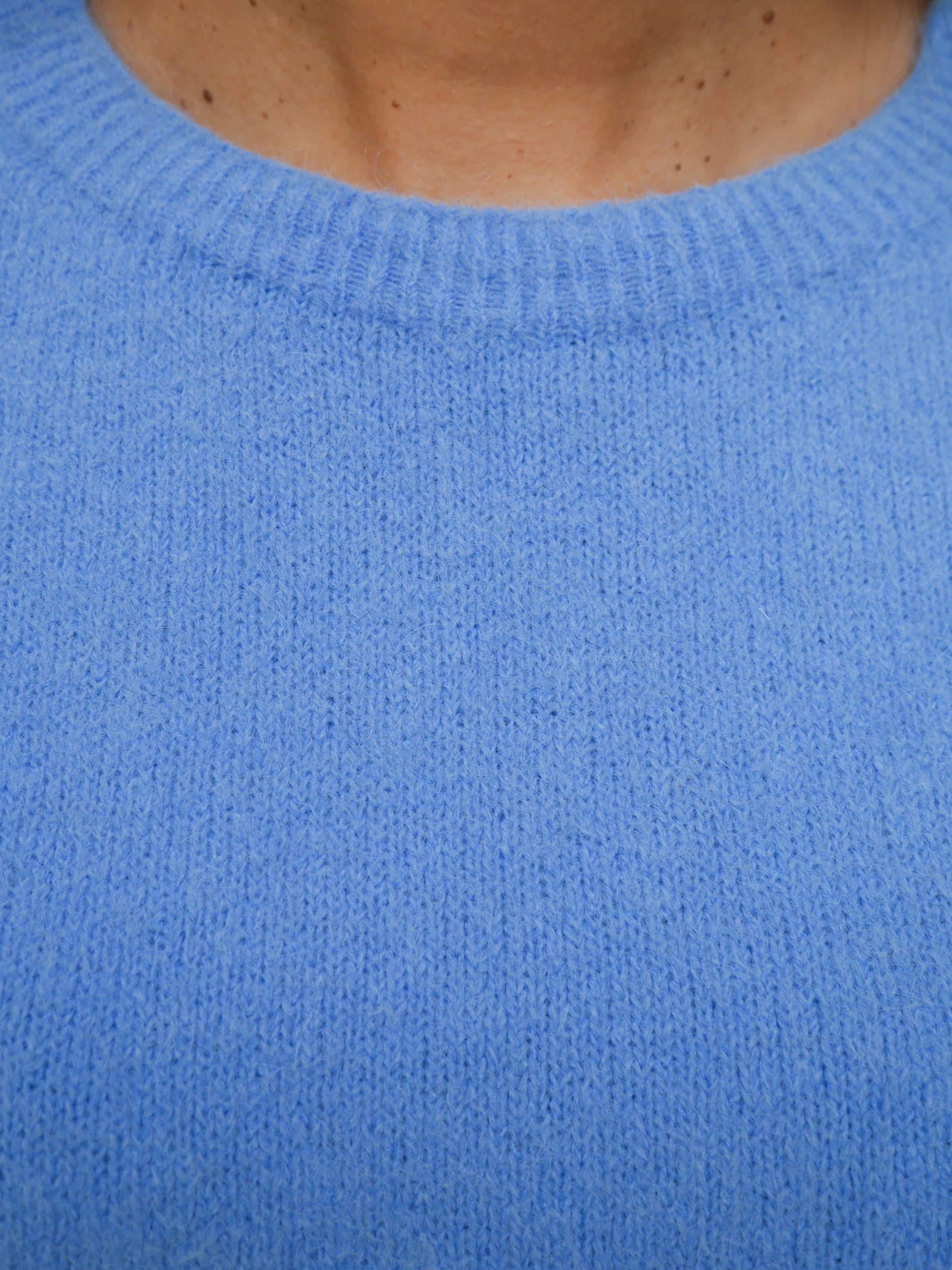 Nina Alpaca Knit French Blue