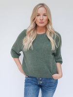 Hattie Alpaca Knit Khaki