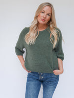 Hattie Alpaca Knit Khaki