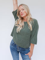 Hattie Alpaca Knit Khaki