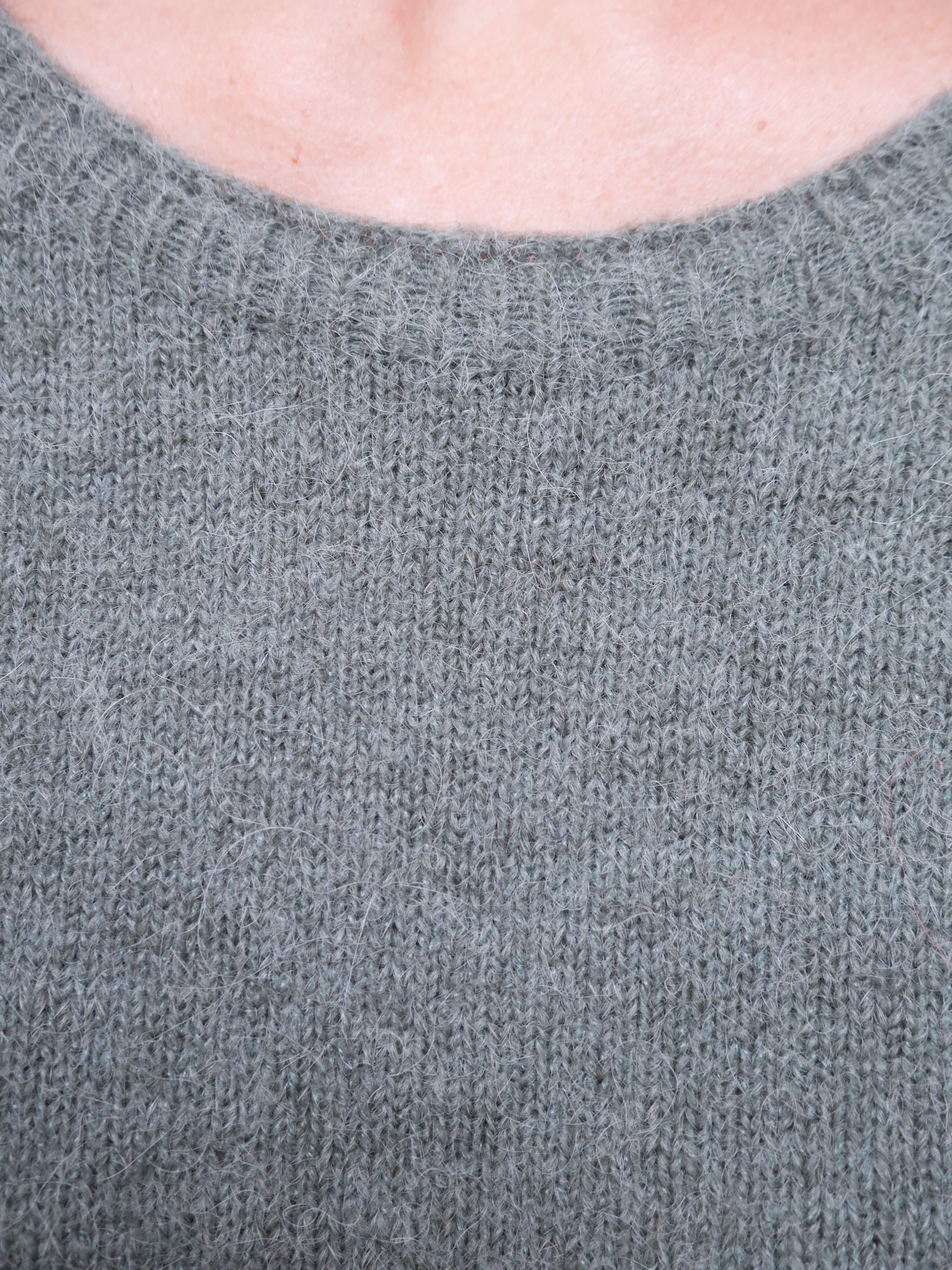 Hattie Alpaca Knit Khaki