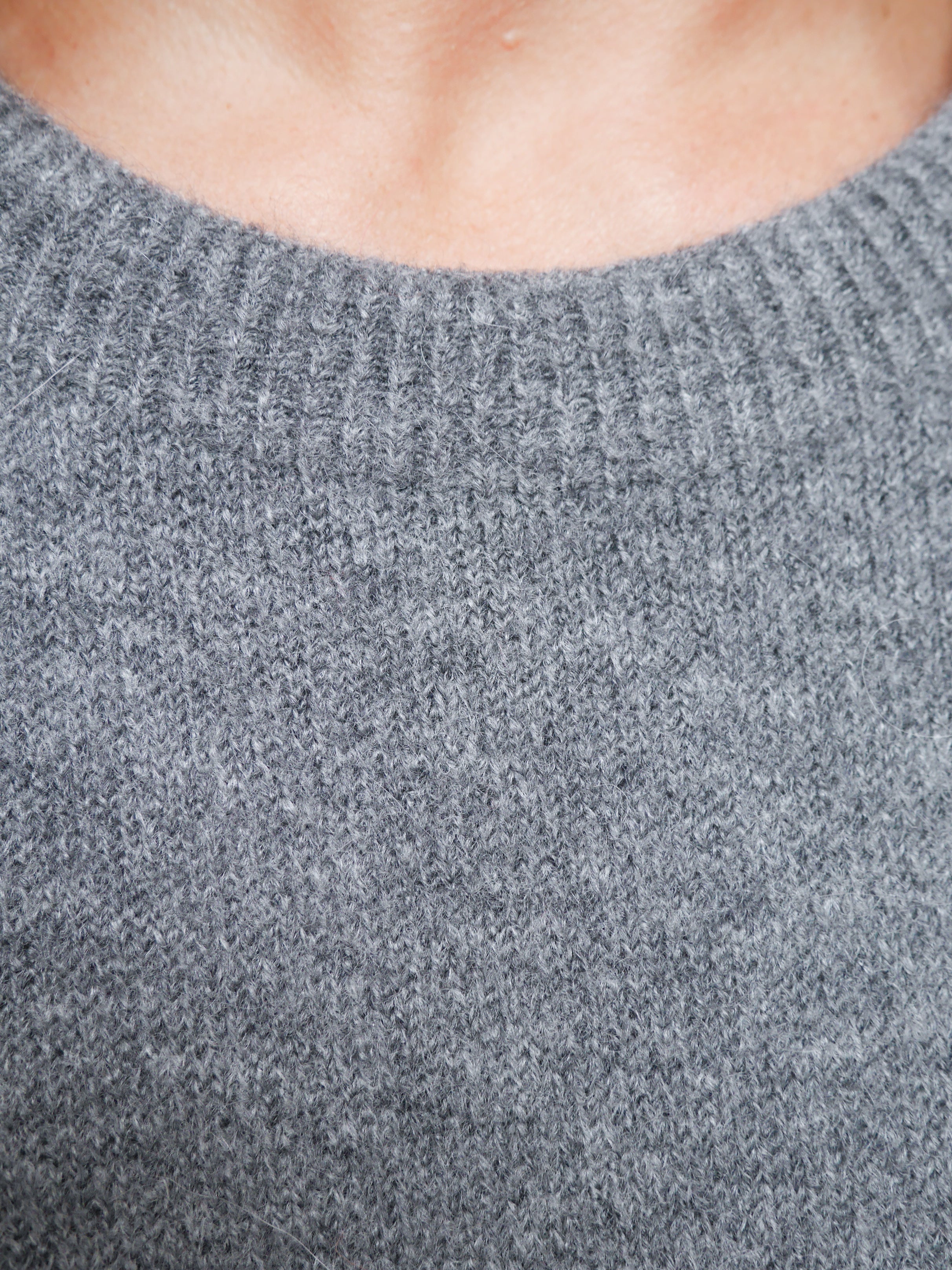 Hattie Alpaca Knit Grey