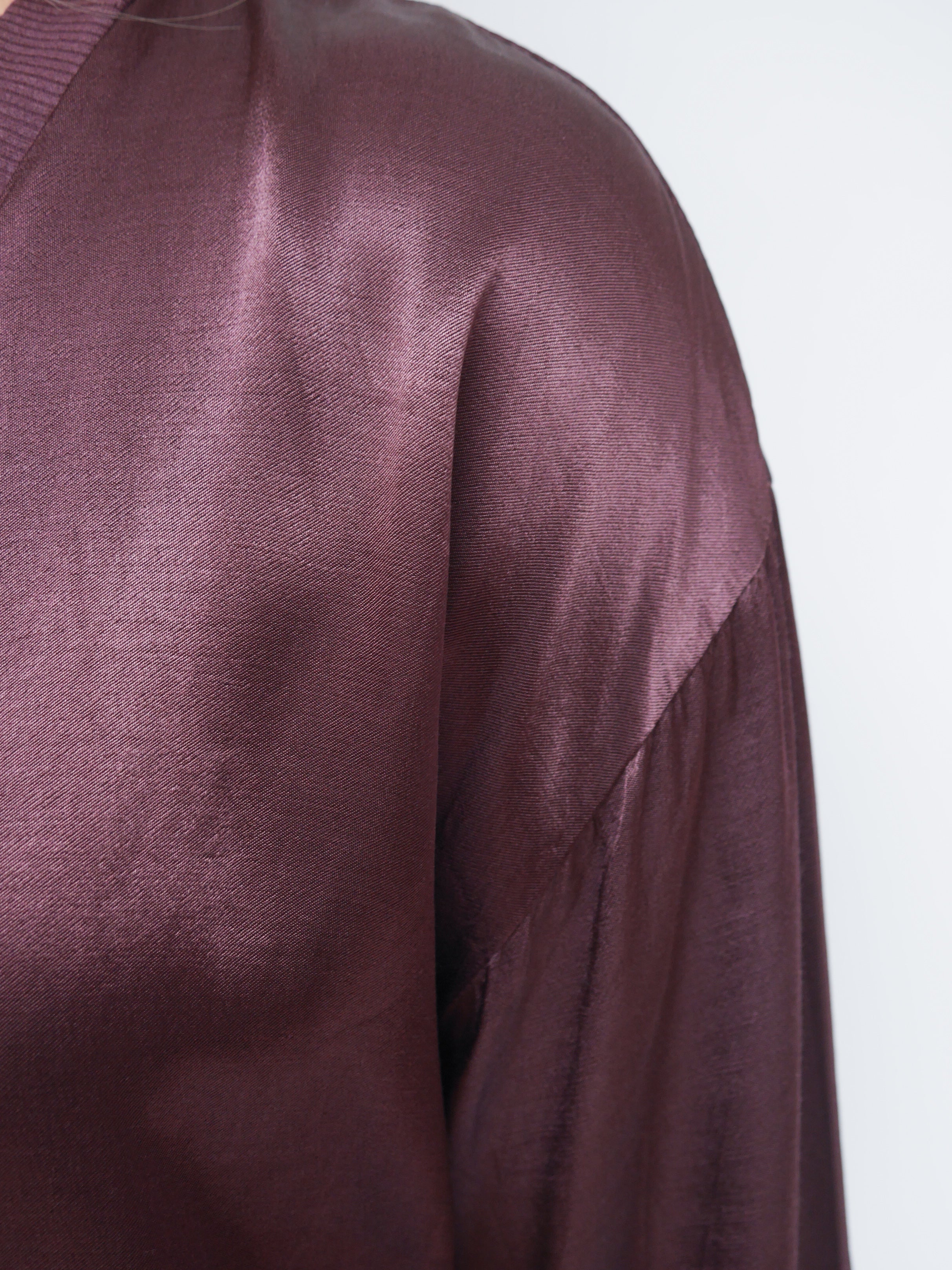 Libby Silk Jacket Plum