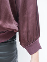 Libby Silk Jacket Plum