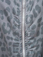 Demi Silk Leopard Bomber Chocolate