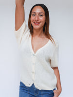 Grace Mohair Cardigan Ivory
