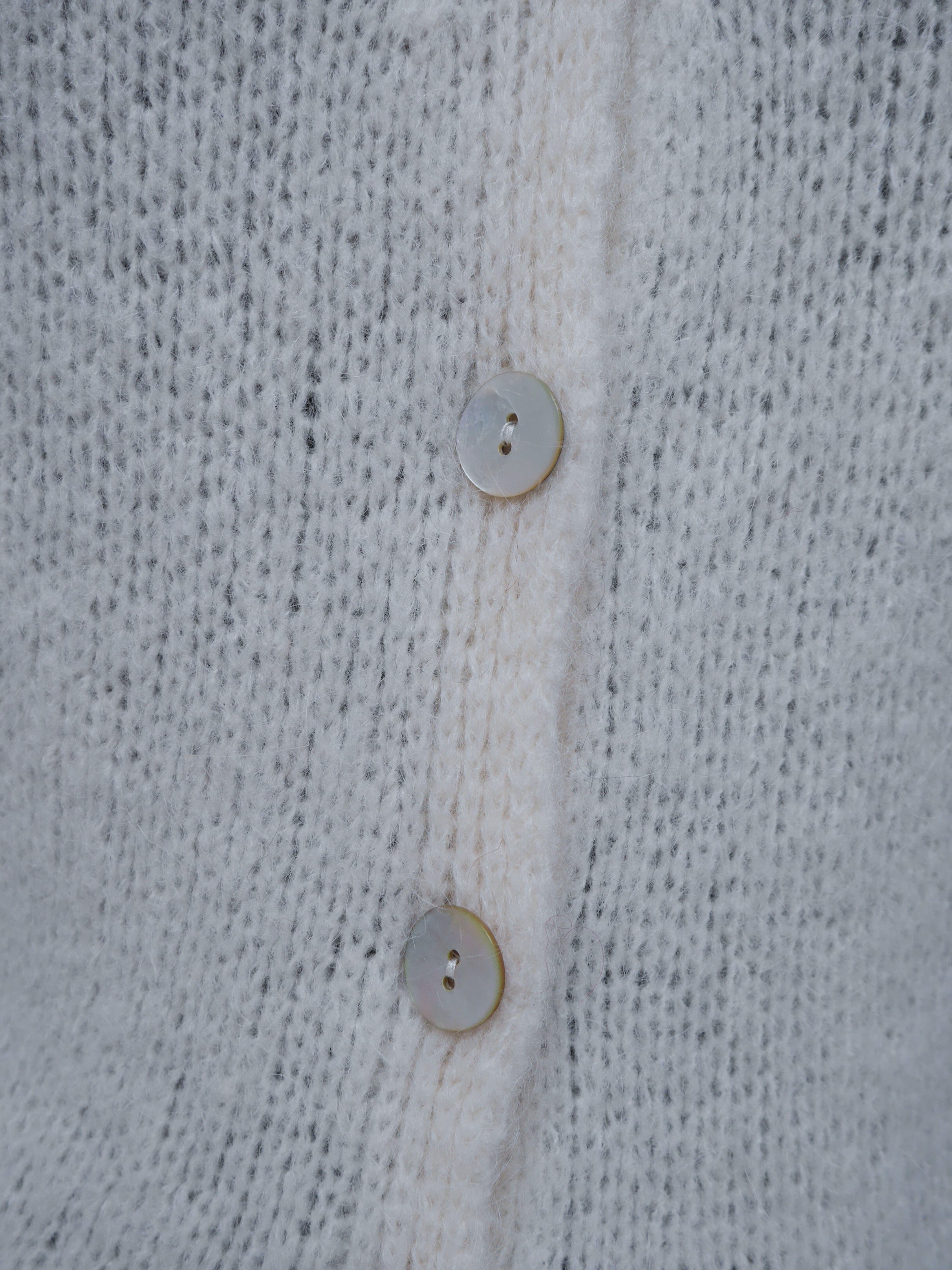 Grace Mohair Cardigan Ivory