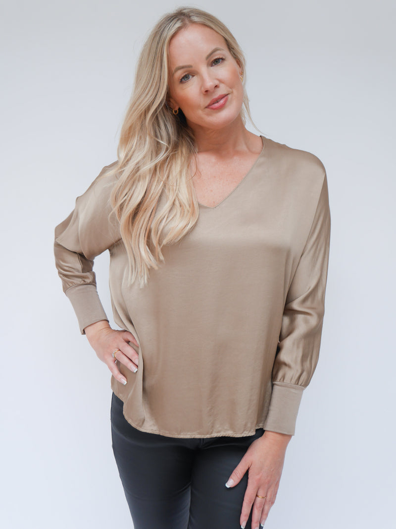 Leonie Blouse Camel