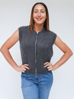Tilly Mohair Tank Charcoal