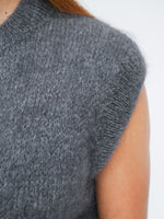 Tilly Mohair Tank Charcoal