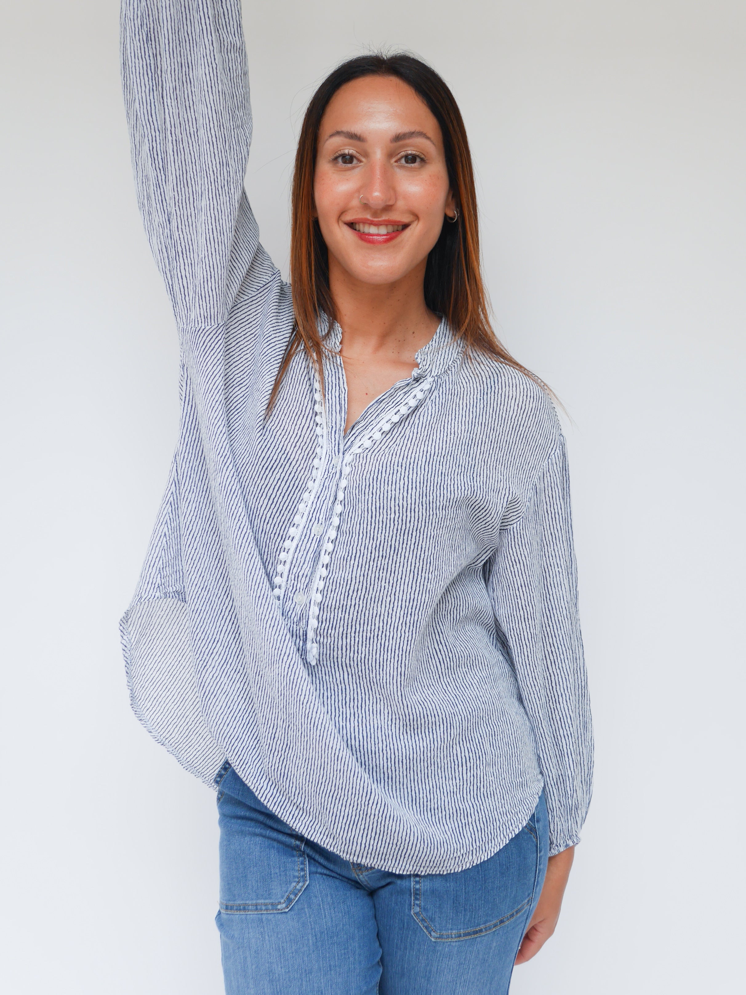 Katie Blouse Blue