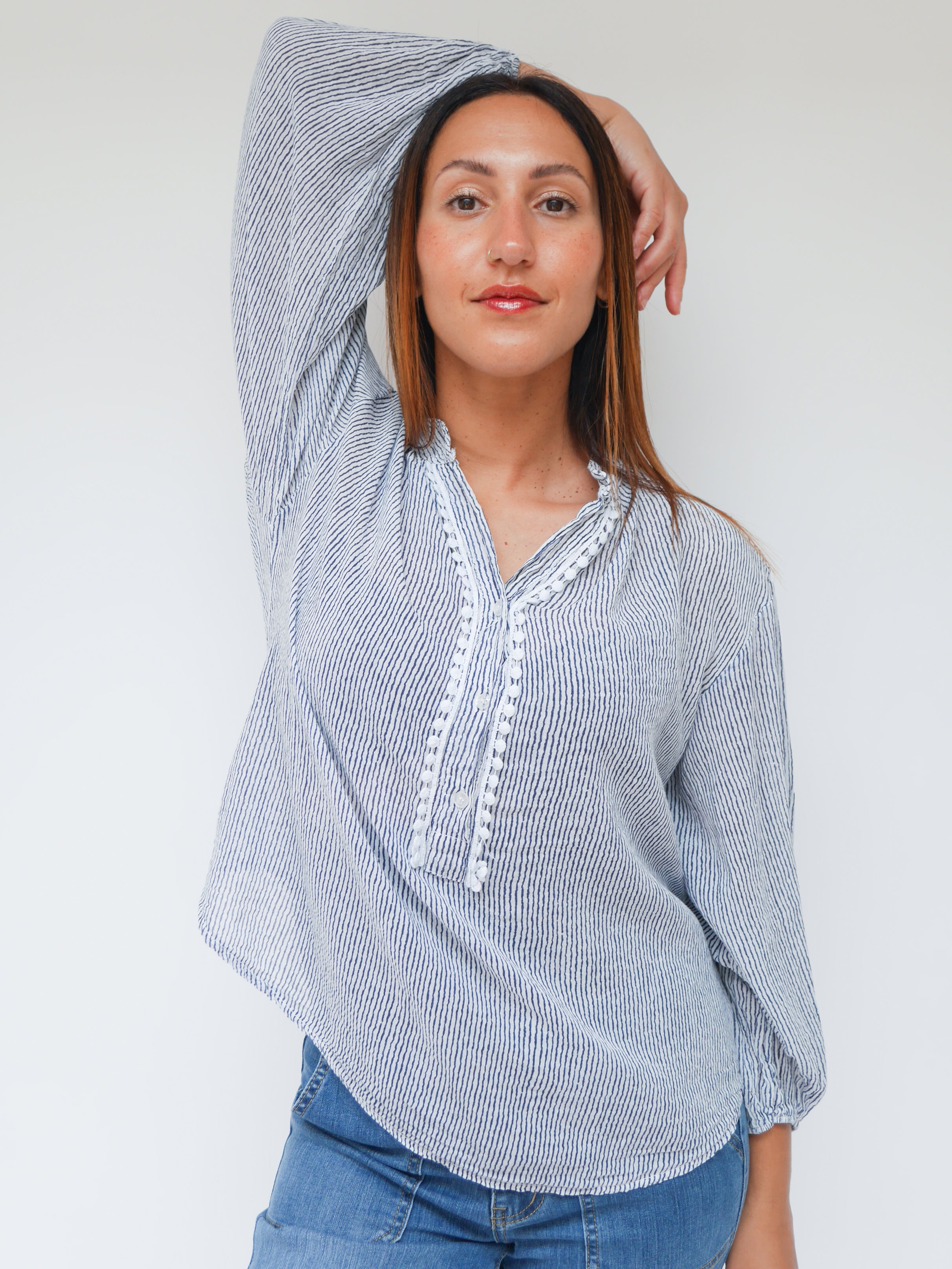 Katie Blouse Blue
